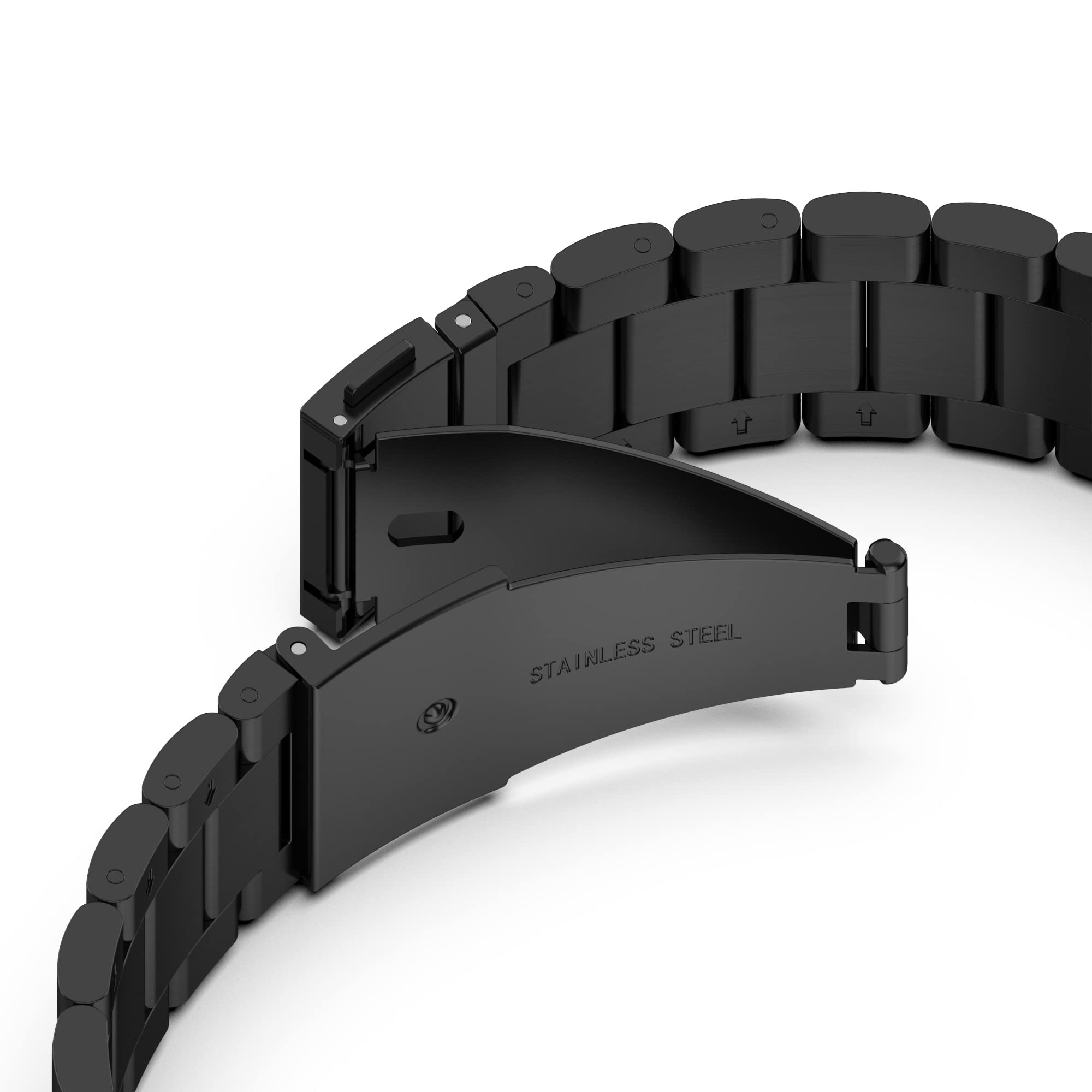 INF Pasek ze stali nierdzewnej do zegarka Huawei GT2 Pro, zamienny pasek do zegarka Huawei GT2 46 mm/GT3/GT3 Pro, 22 mm