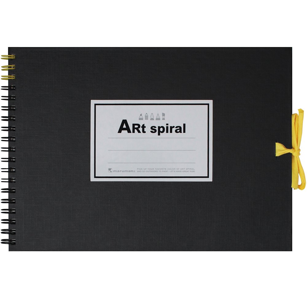 Maruman Maruman Art Spiral Sketch Book 6.4x8.9" - Black (B001C9RWM2) Amazon Price History, Amazon Price Tracker