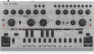 Behringer TD-3-MO-SR “Modded Out” Analog Bass Line Synthesizer with VCO, MIDI-Controllable VCF and Sub-Harmonics Oscillator, Compatible with PC and Mac