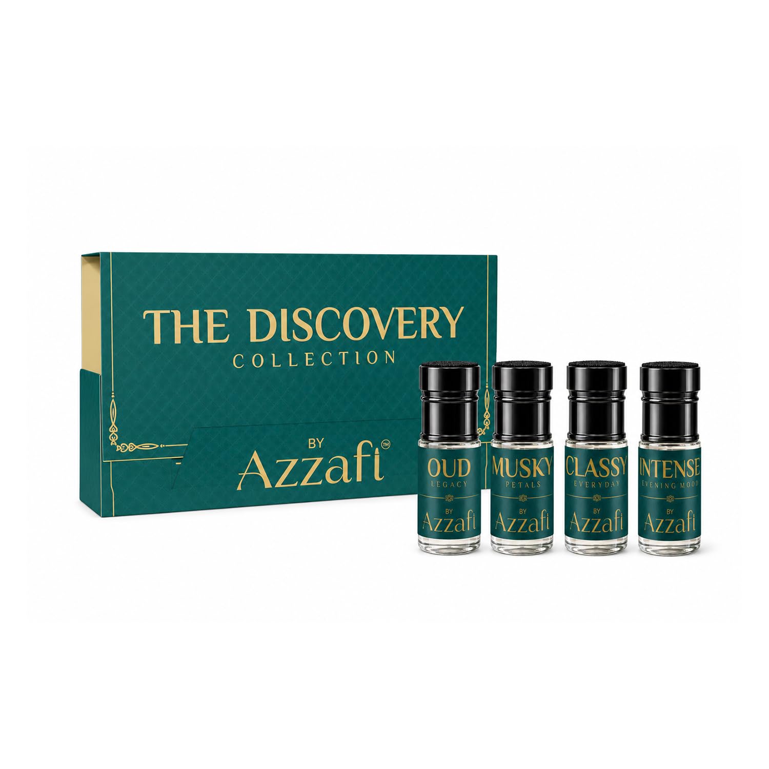 The Discovery Collection Attar Set | Pack of 4 Premium Ittar | 3ml Each | Long Lasting Unisex Fragrances | Travel Friendly Perfume Gift Set-image-43