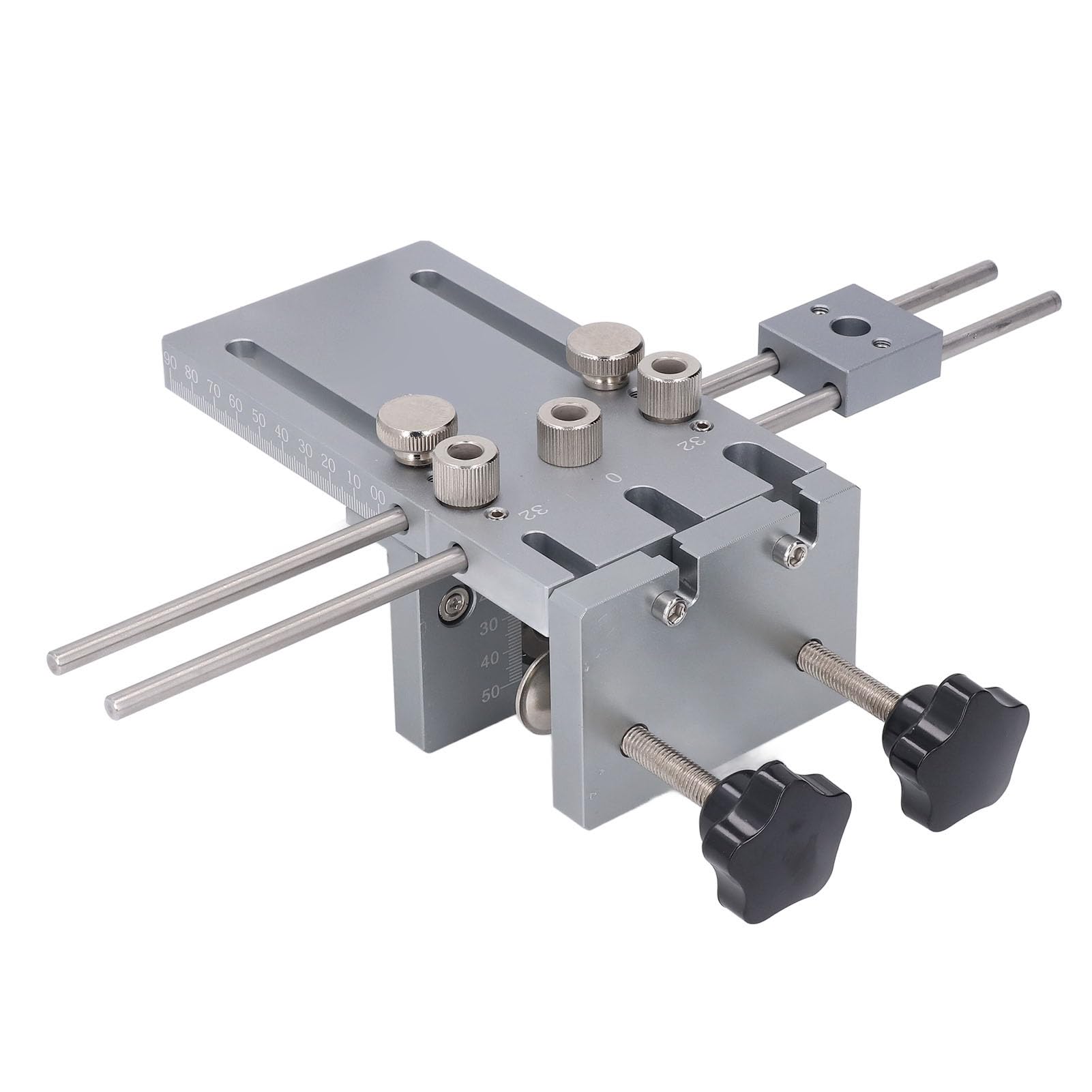 Kit de Taladro con Plantilla para Pasadores 3 en 1, Juego de Guías de Perforación para Pasadores para Carpintería, Orificio Principal de 6 Mm, 8 Mm, 10 Mm, Guía de Perforación,