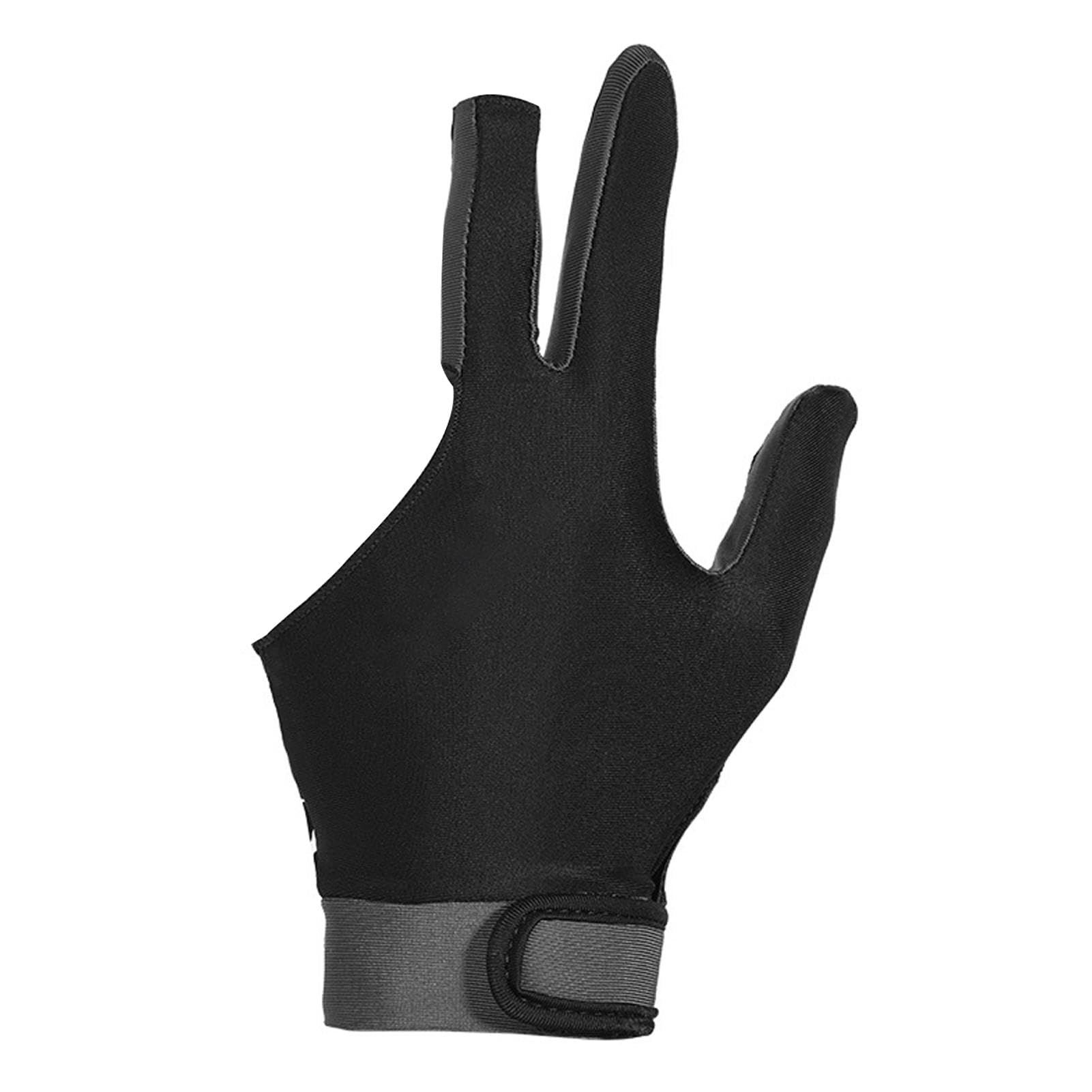 Professional snoooker Pool Gloves - Billiard Gloves For Billiard Cues | 3 Open Finger Billiards Gloves | Elastic Ultra Silky Pool Cue Gloves | Lightweight Sports Gloves | Breathable snoooker Pool Glov