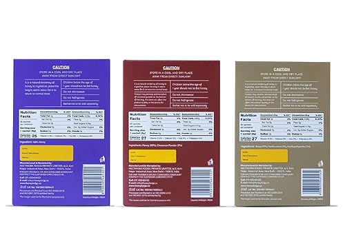 Miniatura 2 de Honey Twigs - Paquete de palitos de miel pura | Combo puro sabor Himalaya, canela y vainilla - 90 unidades (30 pajitas cada uno) | 100% natural,