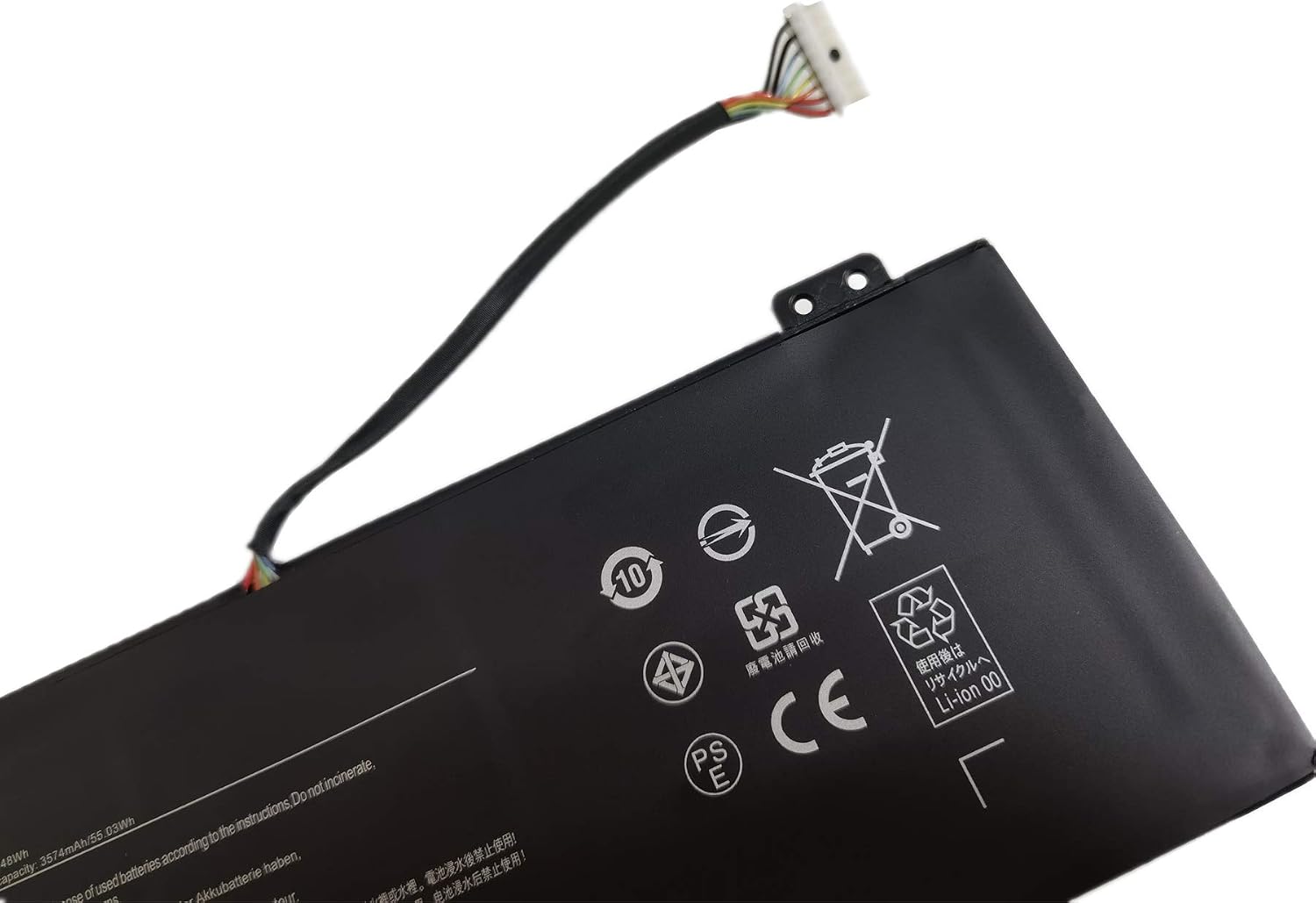 15.4V 57.48Wh 3733mAh AP18E7M AP18E8M Replacement Laptop Battery for Acer Predator Helios 300 PH315-52 PH317-53 Aspire 7 A715-74G Nitro 5 AN515-54 AN517-51 Nitro 7 AN715-51