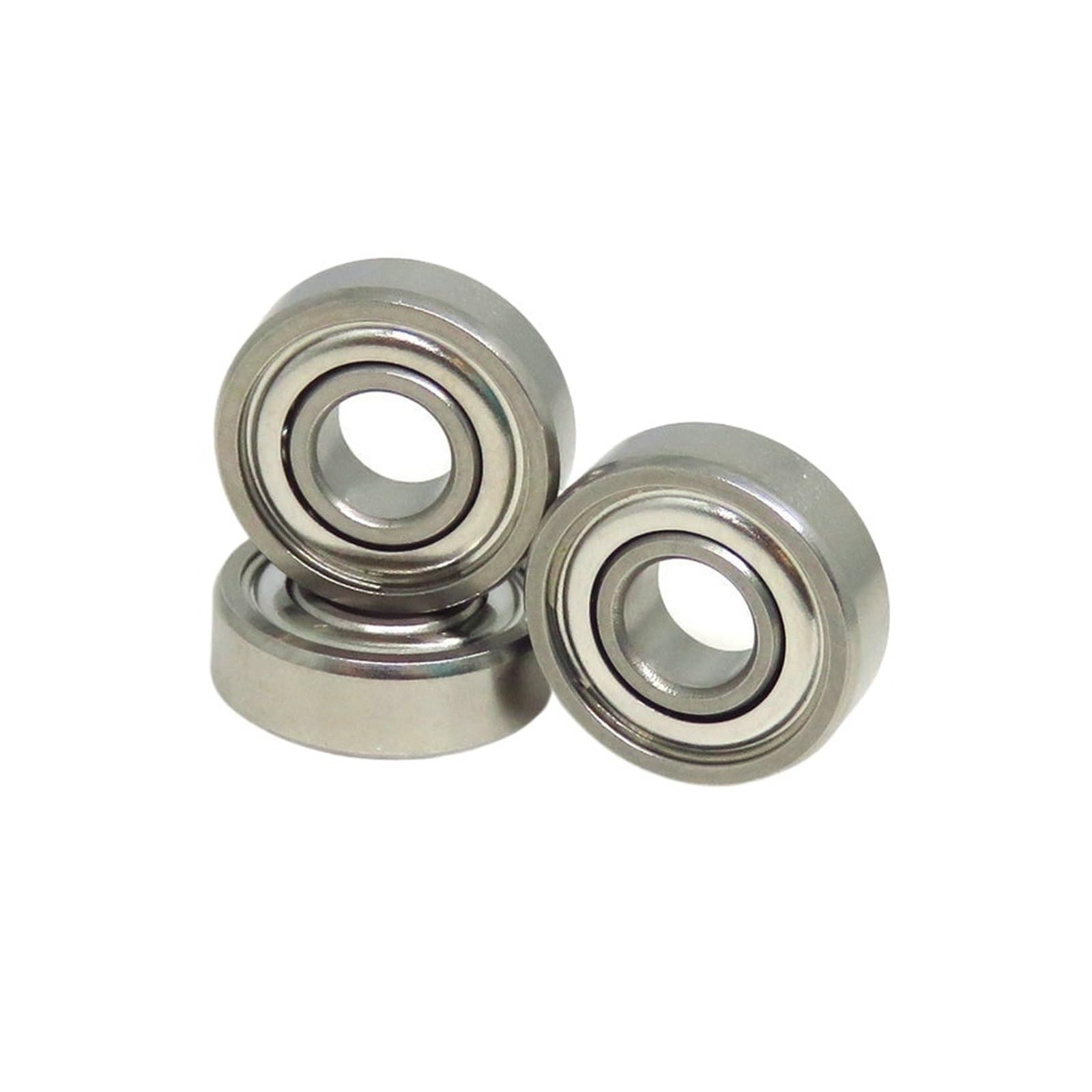 NOBIRTBSA 10pcs ABEC7 S695ZZ 5x13x4 Hybrid Ceramic Bearing S695C S695 ZZ Z 5 * 13 * 4 Stainless Steel Ceramic Ball Bearing RC and Reel Bearing
