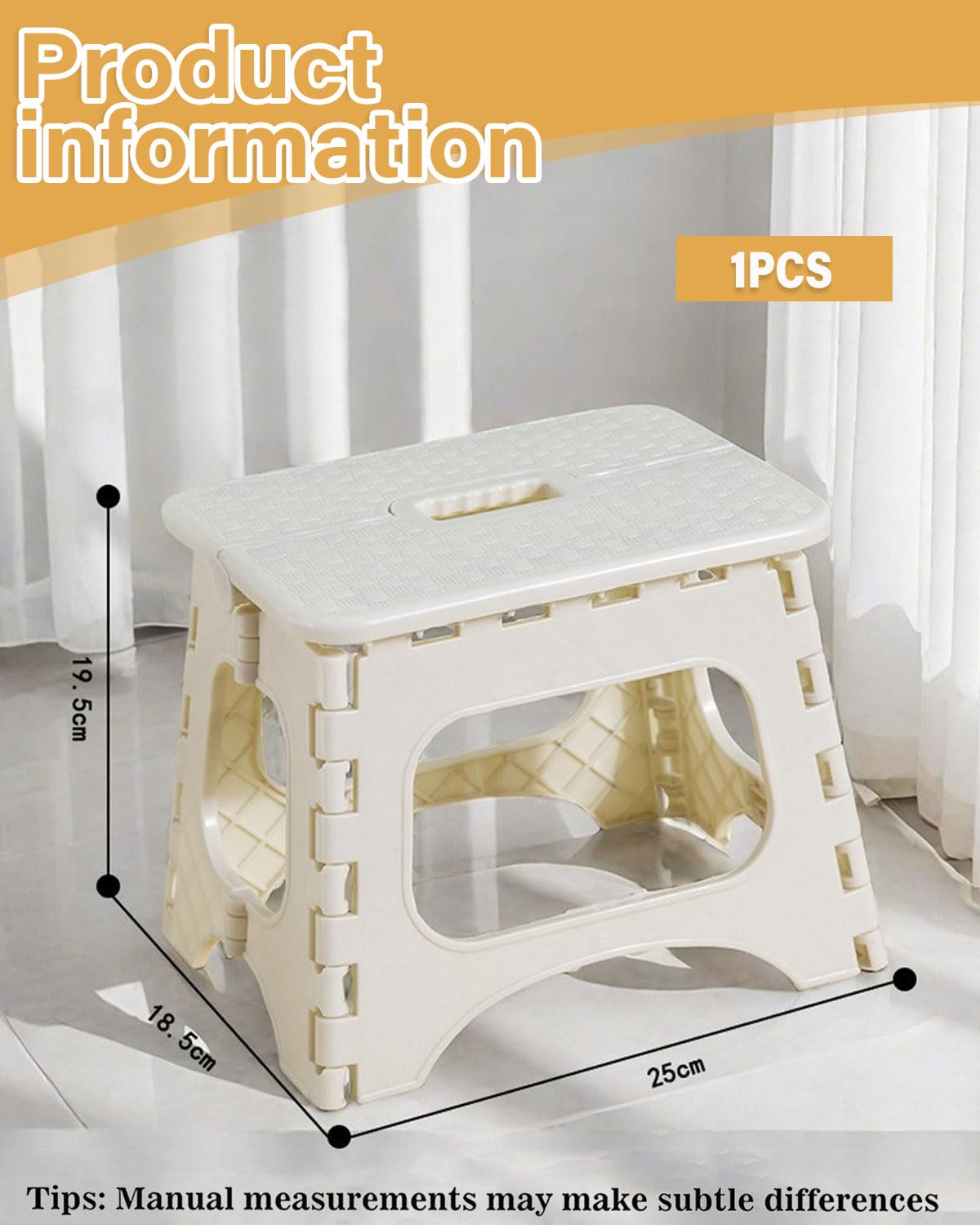 1 pieza Taburete Plegable,Taburete Baño, Cocina, Autocaravana,Escalon Infantil,Taburete Bajo para Niños Plegable y Portatil,Antideslizante, Seguro, Práctico