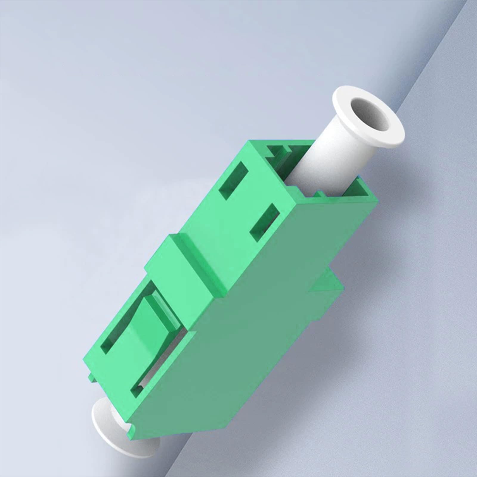 Adattatore/Accoppiatore per Fibra Ottica LC/APC Monomodale Simplex, Confezione da 4