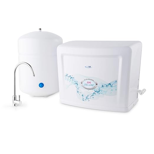 AMI Deluxe Under-The-Counter RO Purifier System, Reverse Osmosis Water Filtration System with UF AMI Deluxe Under-The-Counter RO Purifier System, Reverse Osmosis Water Filtration System with UF
