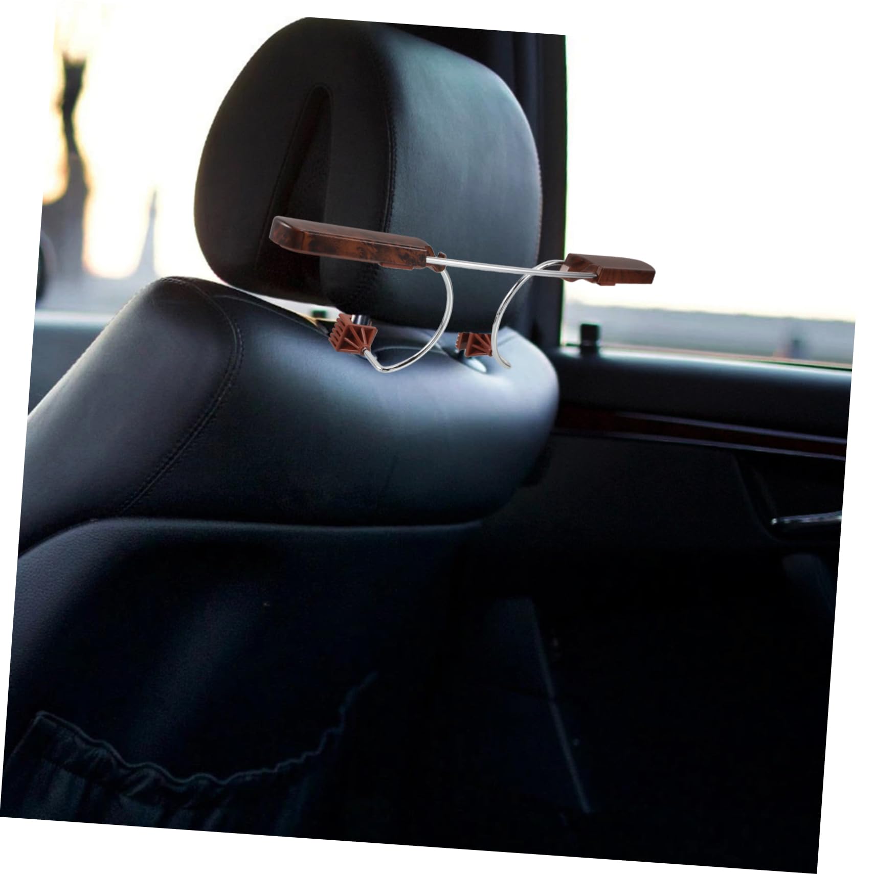 Vaguelly Appendiabiti Per Auto in e Acciaio Gruccia Per Sedile Posteriore Appendiabiti Per Giacche e Camicie Installazione Rapida e Semplice Design Leggero e Portatile