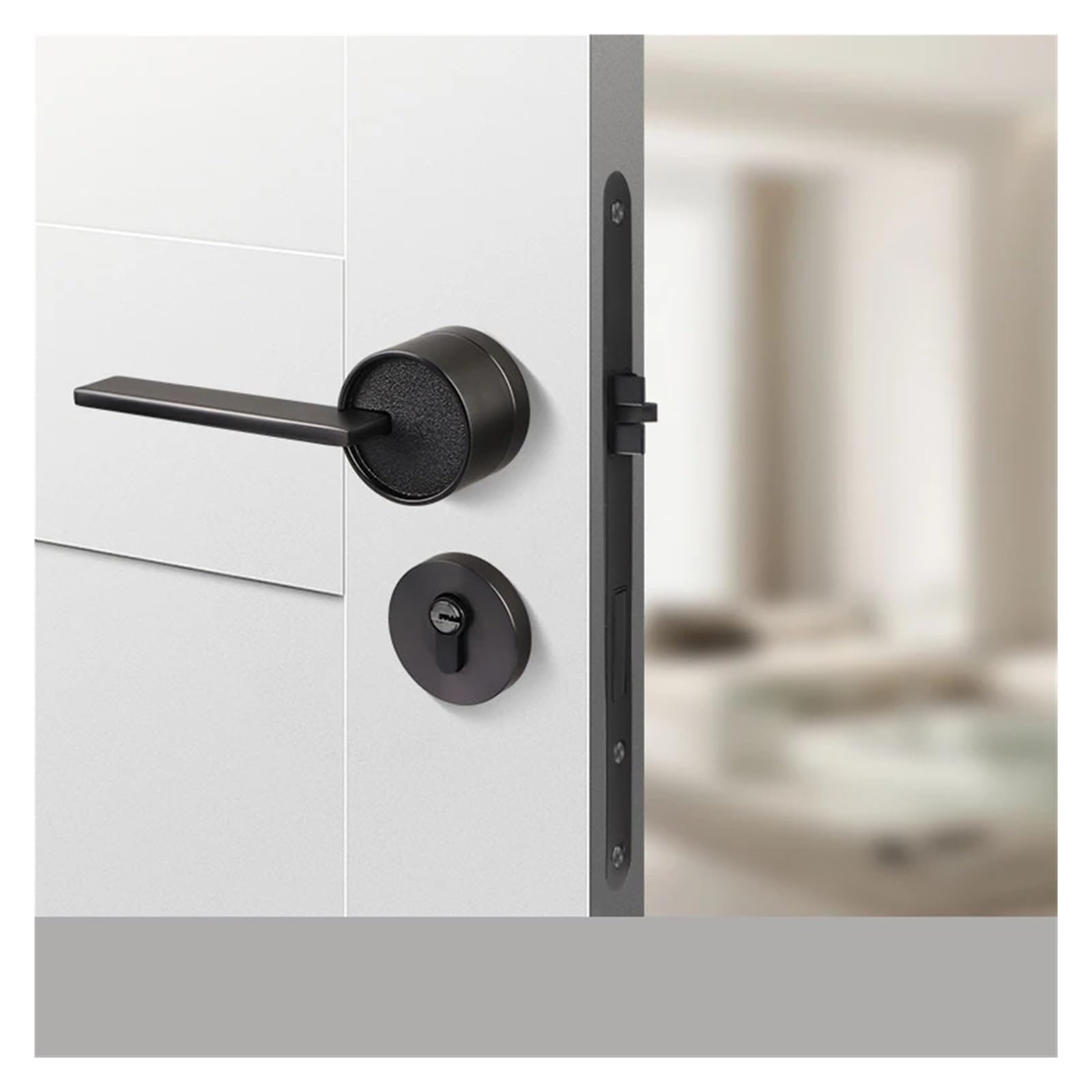 Serrure de porte de chambre grise pour retrouver votre tranquillité