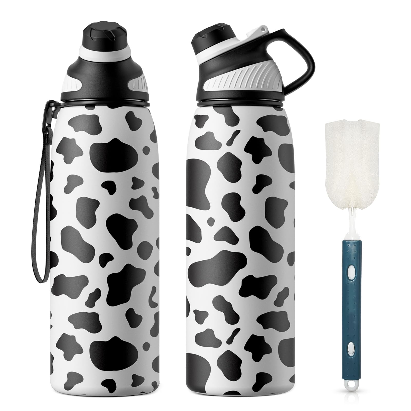 Fjbottle Insulated Water Bottle 1L Magnetic Lid Stainless Steel — image 1