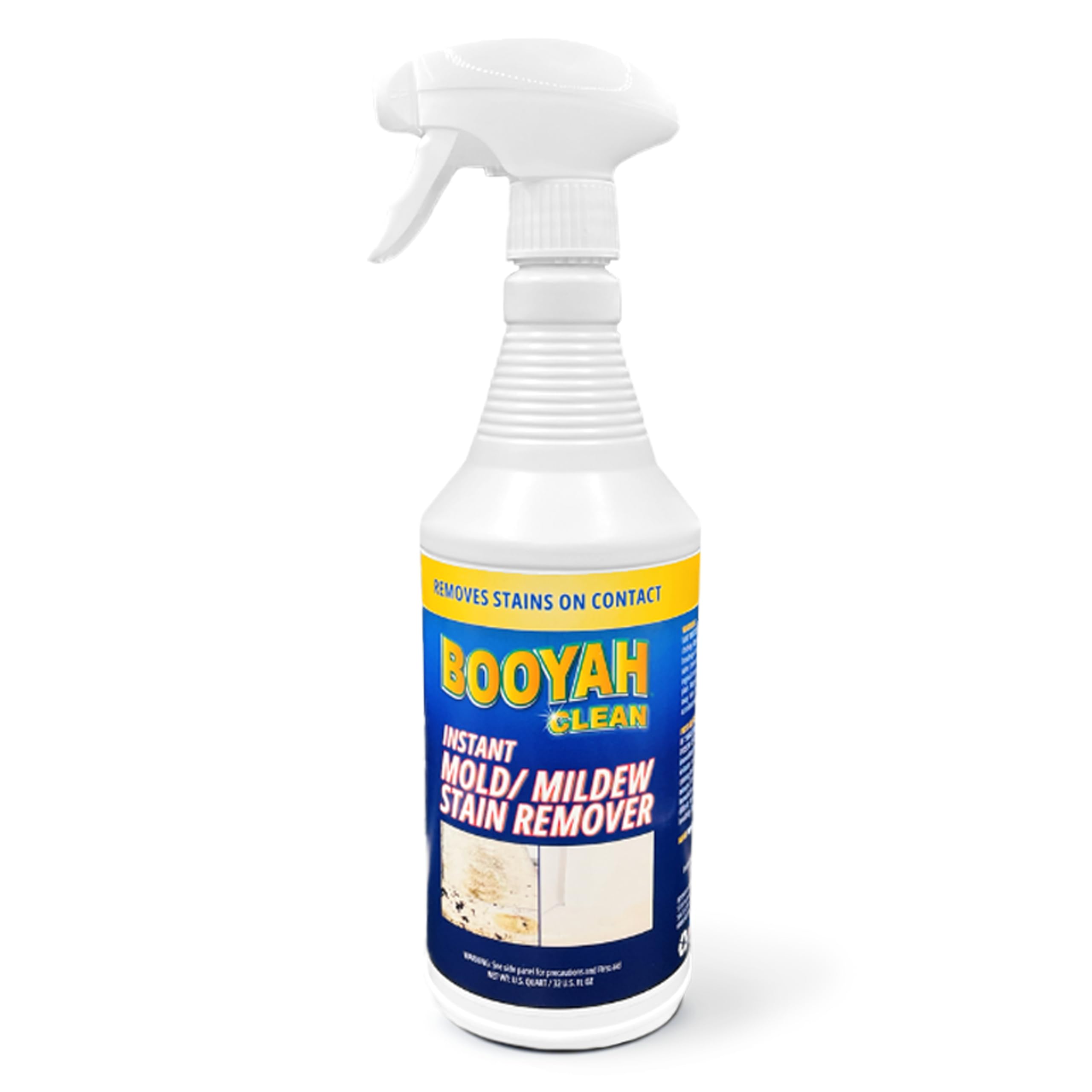 Booyah Clean Instant Mildew Stain Remover - Fast-Acting Formula, Removes Stains on Contact
