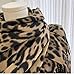 Women Fashion Leopard Cashmere Feel Winter Scarf Soft Long Double-sided Style Tassels Oversize Warm Shawl Scarves Wraps