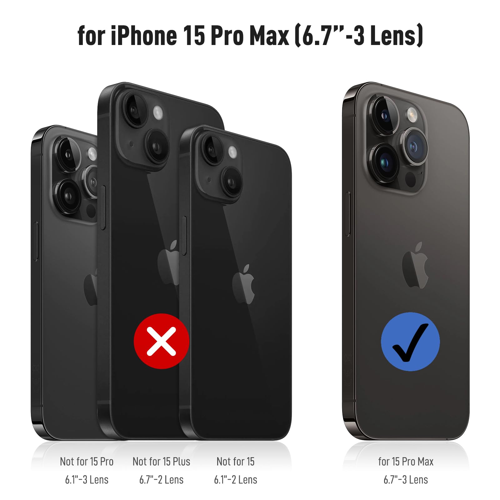 Amazon.com: TITACUTE for iPhone 15 Pro Max Case 6.7 Wallet 5