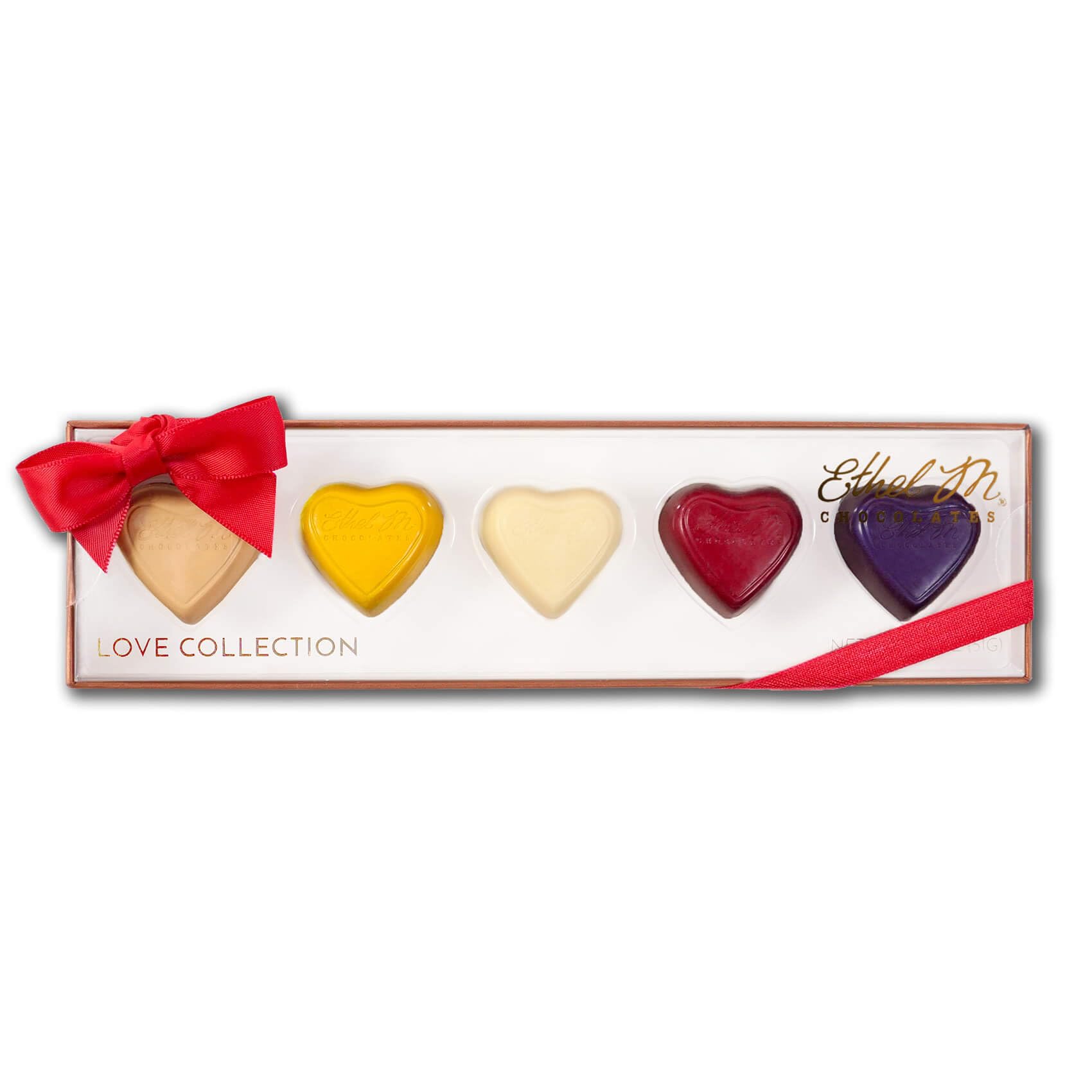Ethel MChocolates Premium 5pc Love Collection Valentines Gift, Single Box