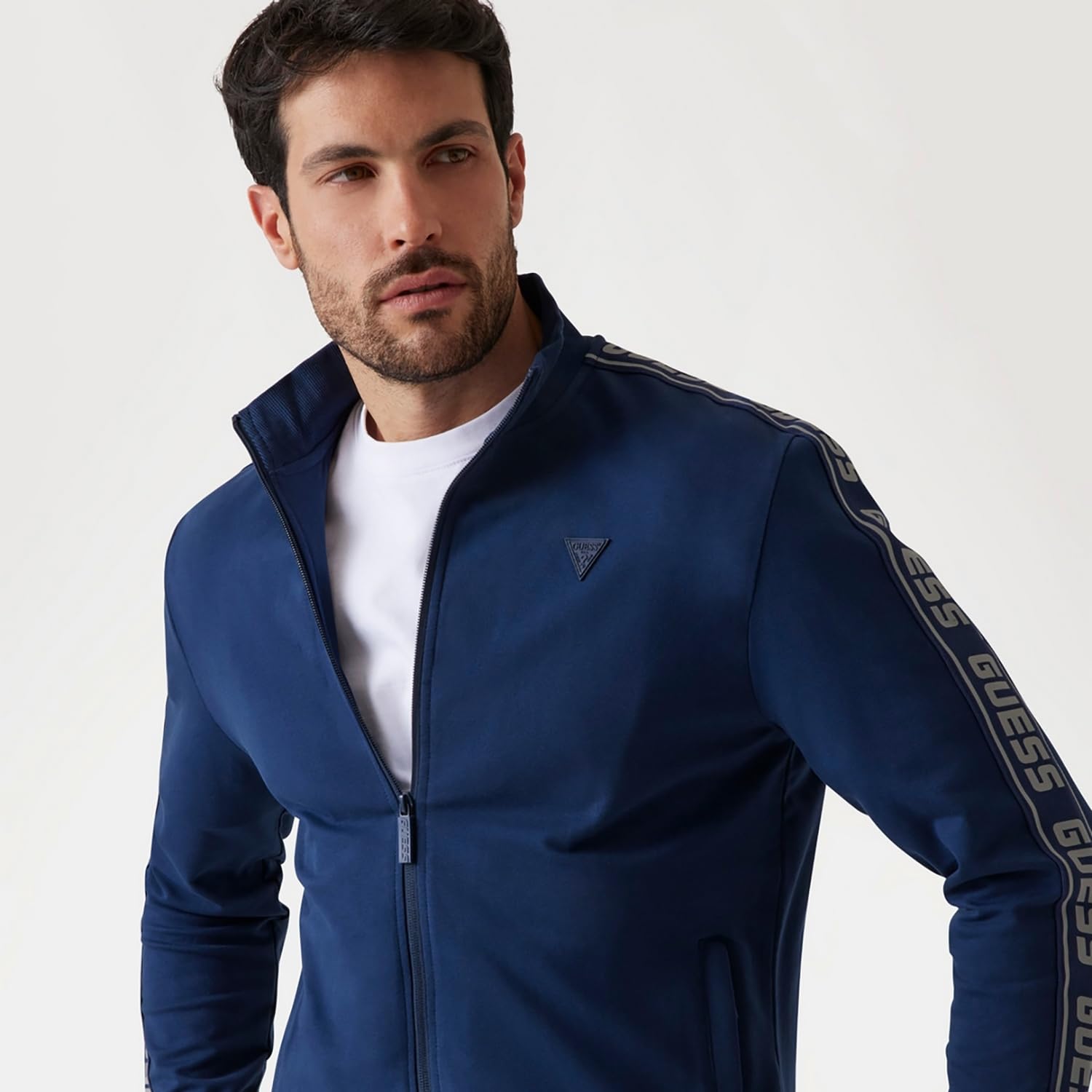 Guess Herren Eco Mickey Full Zip Sweatshirt Sweatshirt