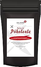1 kg curing salt, nitrite curing salt, nitrite salt for making raw sausage and meat products with redness, pastrami, salami, surf meat, dry and wet curing of meat and sausage. Saliamo