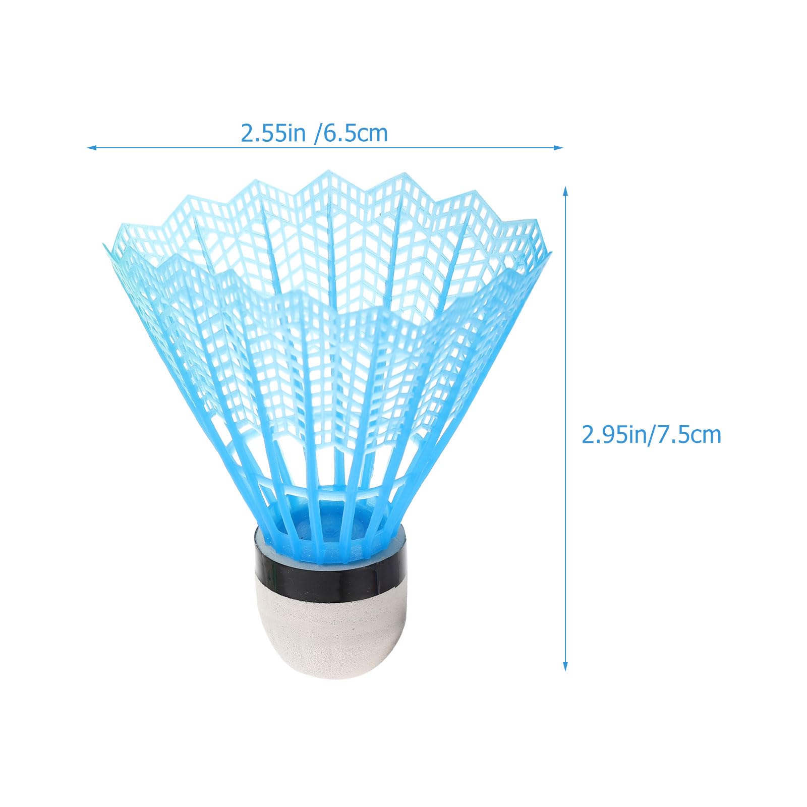 Amazon | Veemoon バドミントンシャトルコック カラフルな