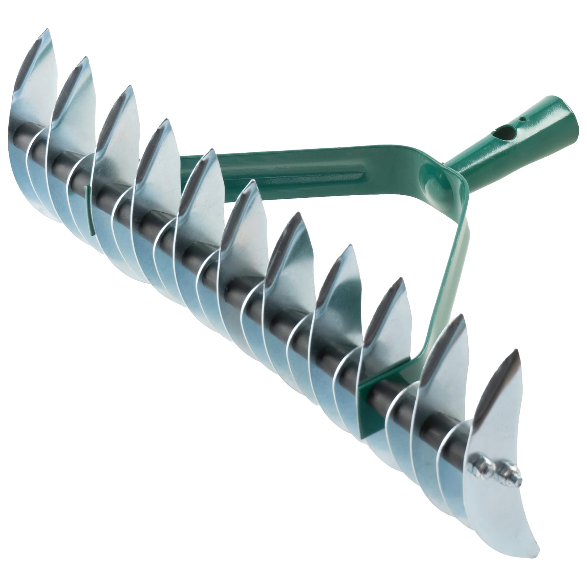 SolaDirect Lawn Aerator Scarifier Head, Effective Manual Lawn Grass Soil Aeration and Scarification for Lawn Care & Maintenance, Hand Dethatching Rake, Moss Removal Garden Tool