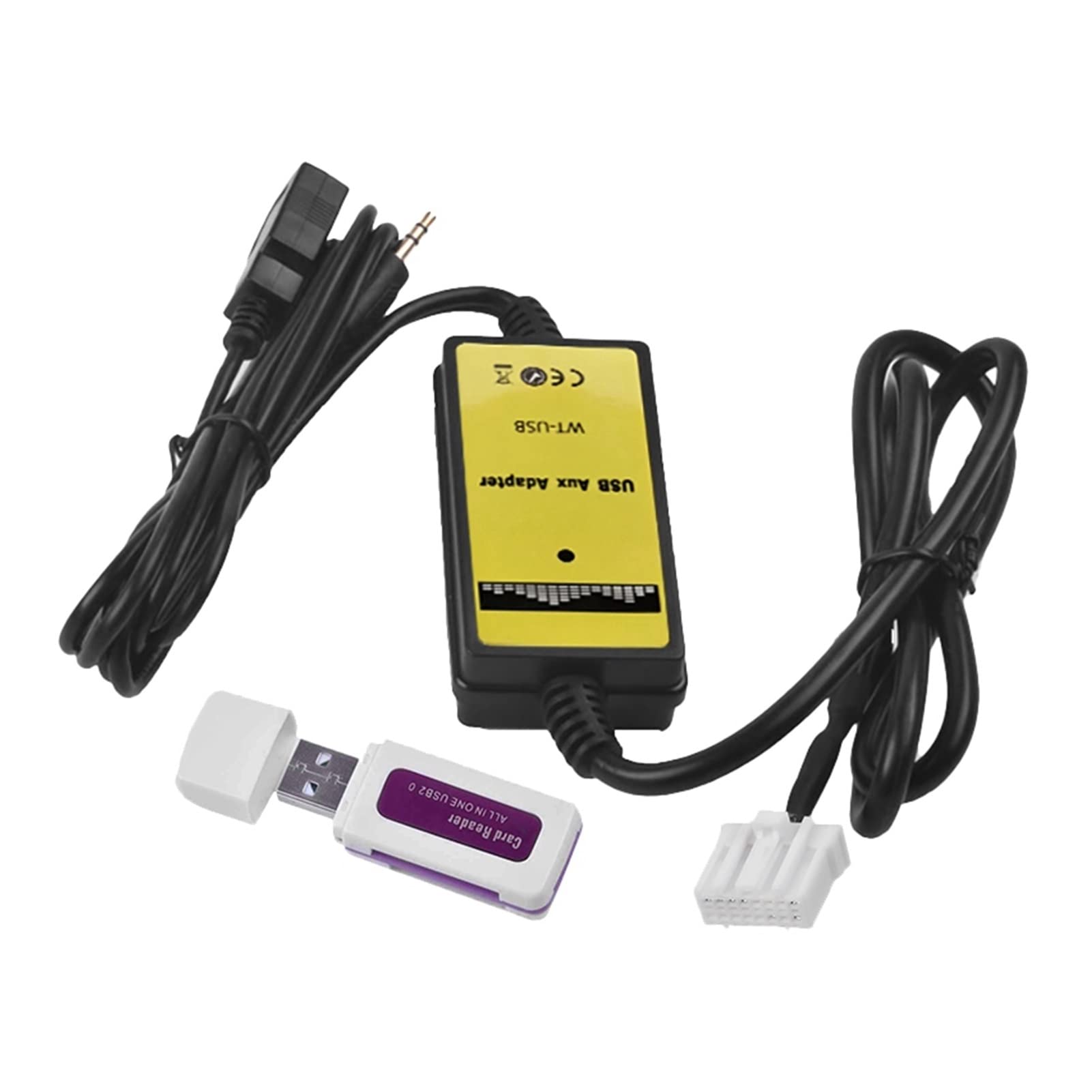 VECES Macchina USB Adattatore Mp3. Interfaccia audio Sd aux usb. Cavo dati Connect. cd Changer in forma for Mazda 3 6 Miata RX8 CX7. Adattatore Per Porta AUX