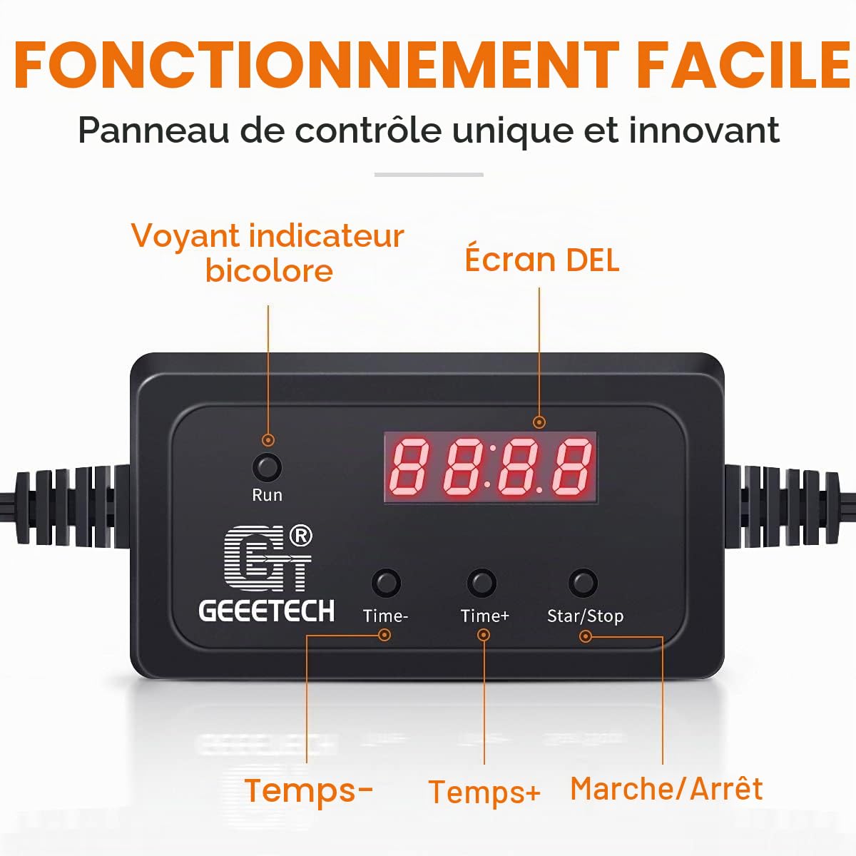 Caisson Lumineux de polymérisation en résine UV pour imprimante à résine 3D SLA/DLP/LCD Taille de durcissement 180mm x Φ185mm