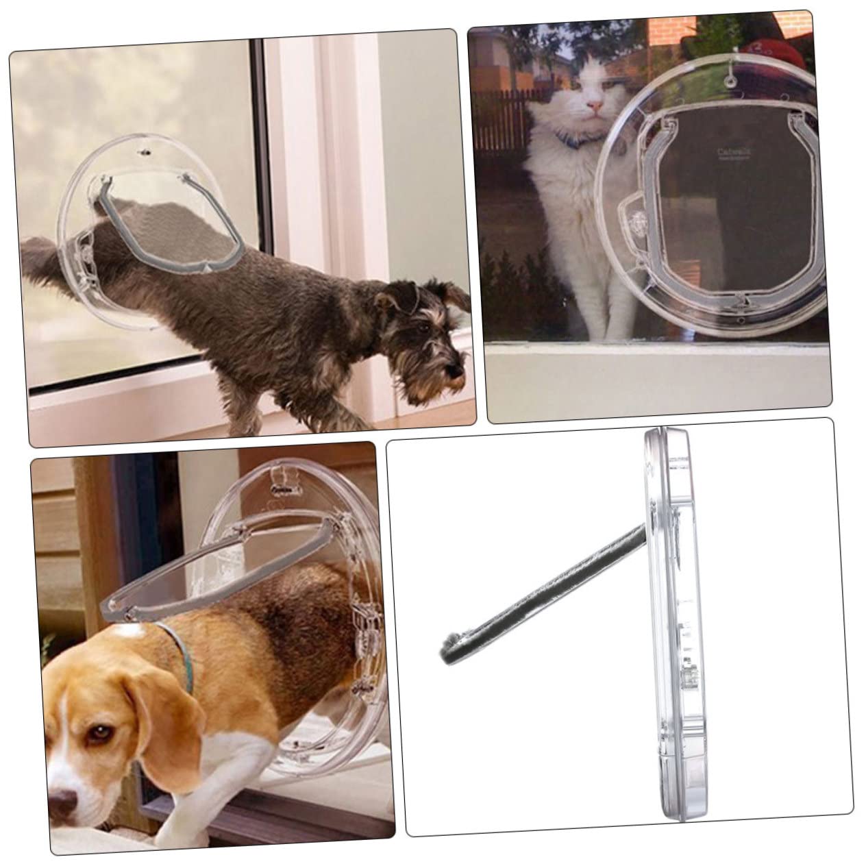 Angoily Two-Way Dog ??Door Cat Door Fence Gate Controllable