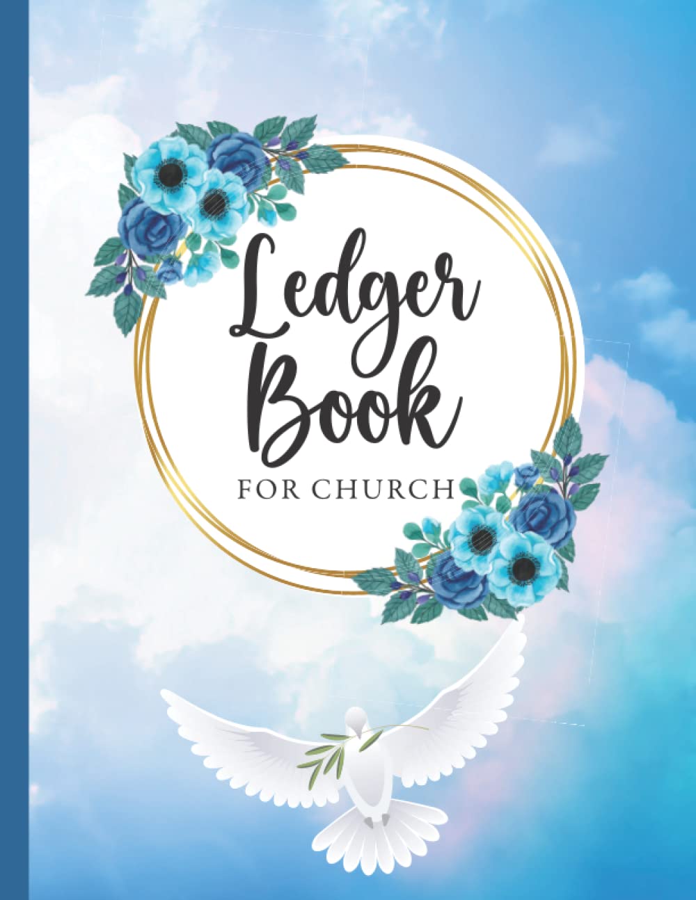 Ledger Book for Church: (Sized 8.5"x11", 110 Pages) - Simple Church Ledger Book - Record Income and Expenses