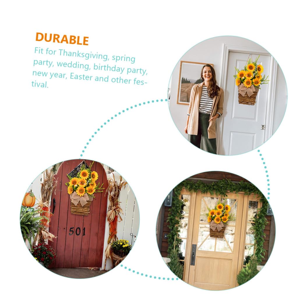 De Girasoles Verano Puerta Entrada Decorativa Girasol Artificial Artesanía Clásica