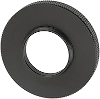 Vista 8 de Yoidesu Anillo adaptador de cámara, soporte C a adaptador de tornillo T2, aleación de aluminio negro adaptador de lente de cámara anillo