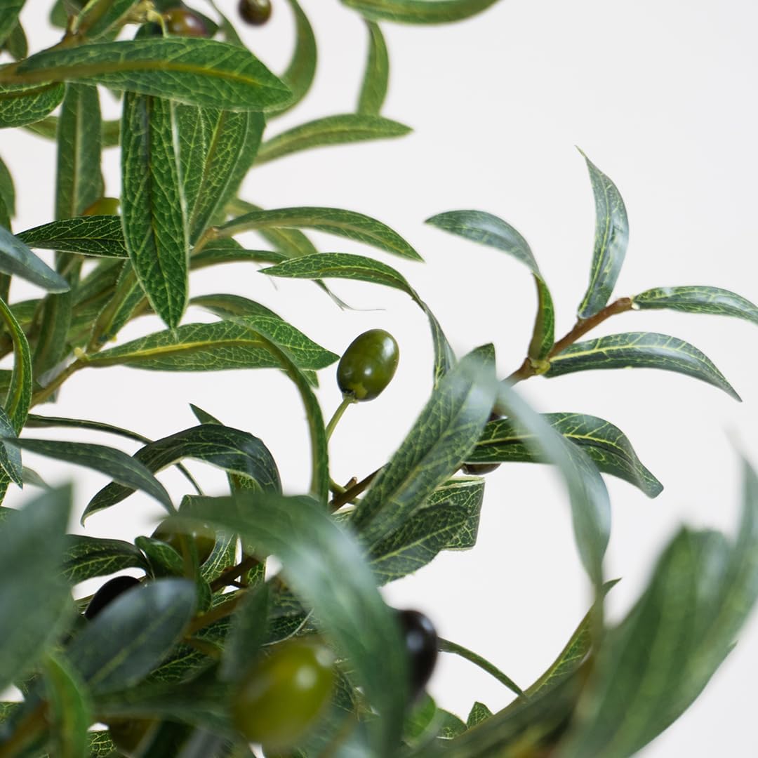 Blaine Olivier Sauvage 180cm Grande Plante Artificielle Décorative pour Intérieur Extérieur