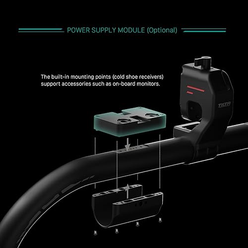 Miniatura 4 de Tilta Kit de control básico Ring Grip Plus compatible con DJI Ronin RS2, RS 3 Pro y RS 44 Pro  Mango de control inalámbrico  Estabilidad, movimiento