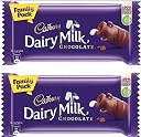 Cadbury Dairy Milk Chocolate Family Pack 130 gram Pack of 2 Bars (2 x 130 g) gallery image