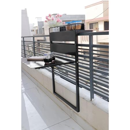 Wonderland Folding Balcony Table to hang on Railing ( coffee table ...