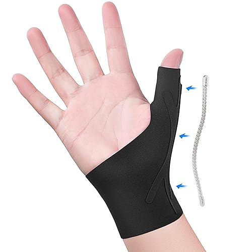 Muñequera para pulgar estabilizador de compresión de cobre, soporte para el pulgar para túnel carpiano, artritis, tendinitis y alivio del dolor TFCC