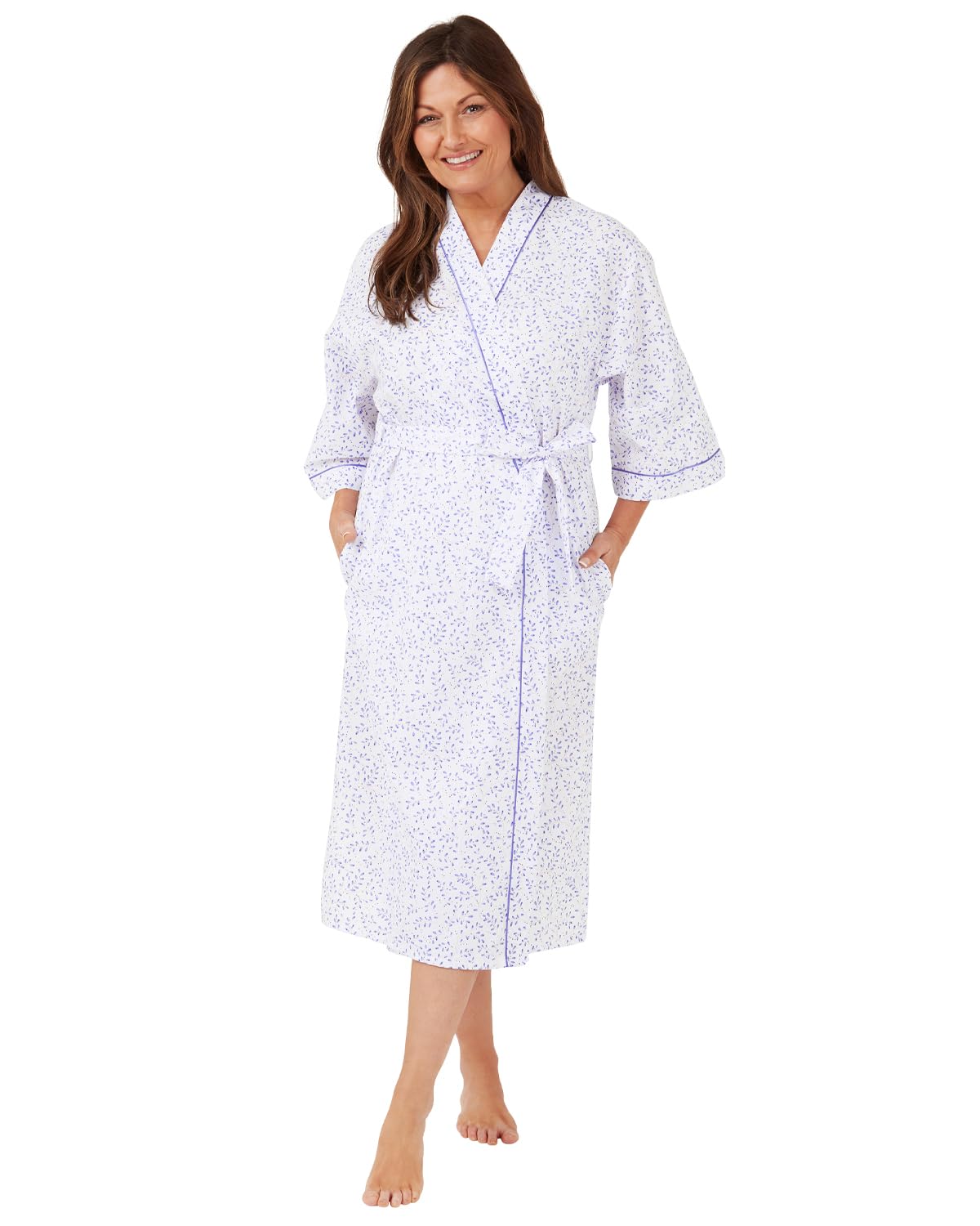 Undercover Ladies Floral Wrap MA40916 Blue 16-18