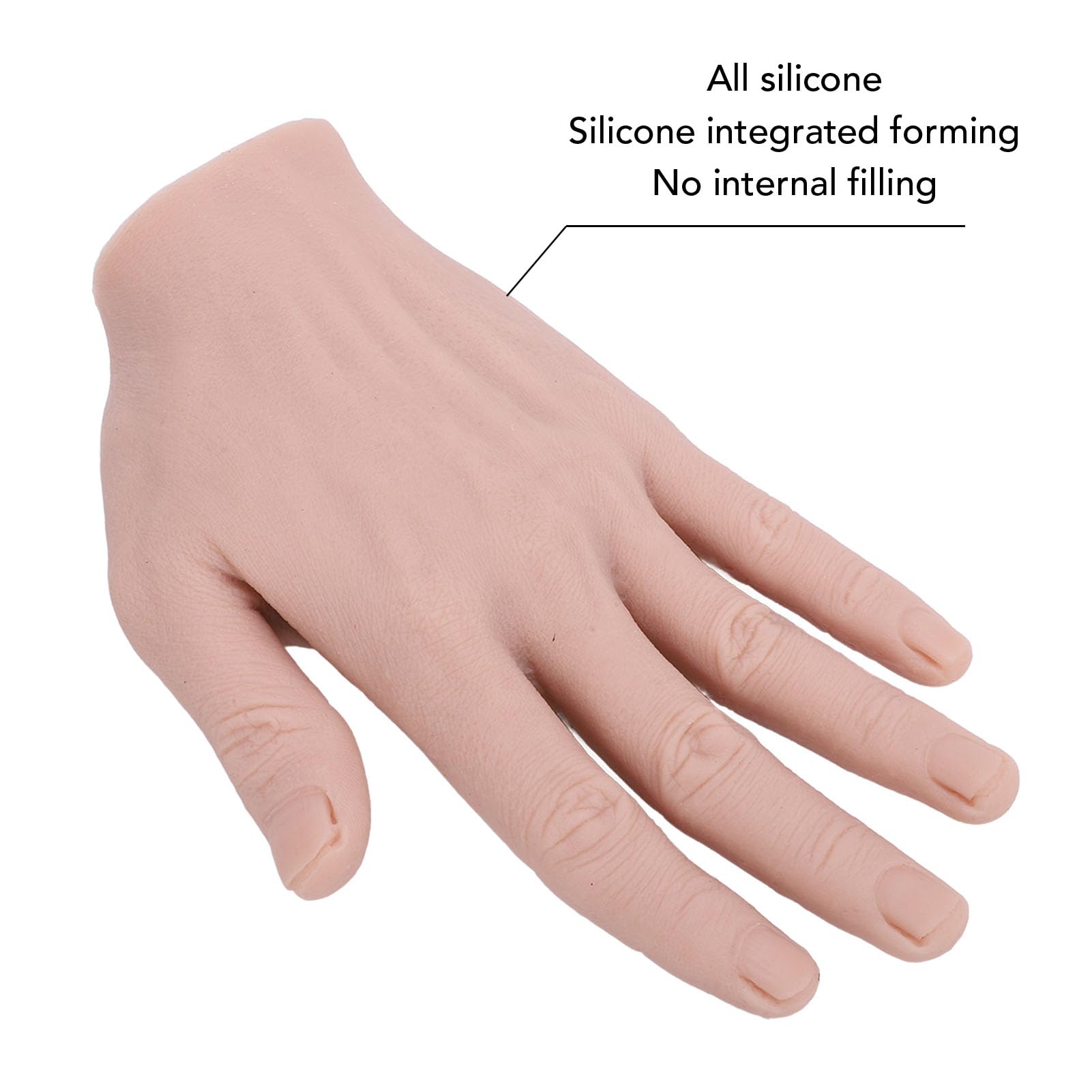 Amazon.co.jp: シリコンマネキンハンド、シリコン男性ハンドモデル再