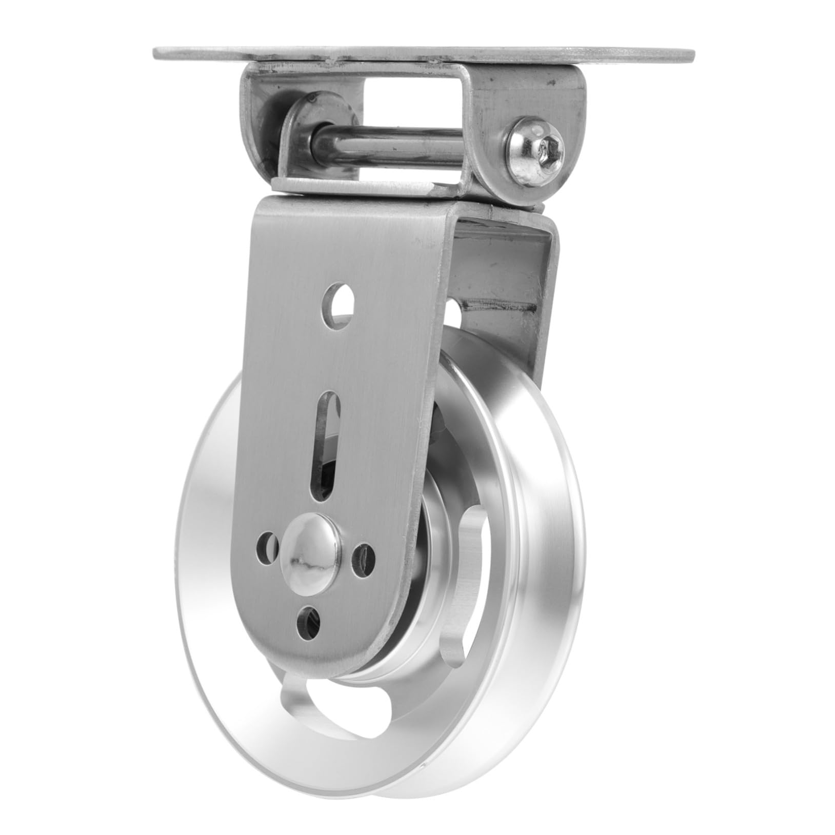 Koło pasowe do siłowni, koła pasowe łożyskowe, Kółko gimnastyczne ze stopu aluminium z łożyskami głębokimi 14,00x8,80x3,00 cm