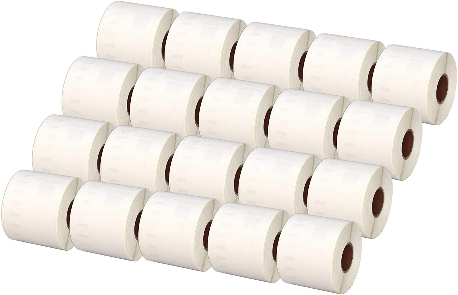 Aftertech 20 x 99014, 54 x 101 mm, kompatible Klebeetiketten (220 Etiketten/Rolle = 4400 insgesamt) für Dymo LabelWriter Seiko SLP Etikettiermaschinen S0722435 20x99014