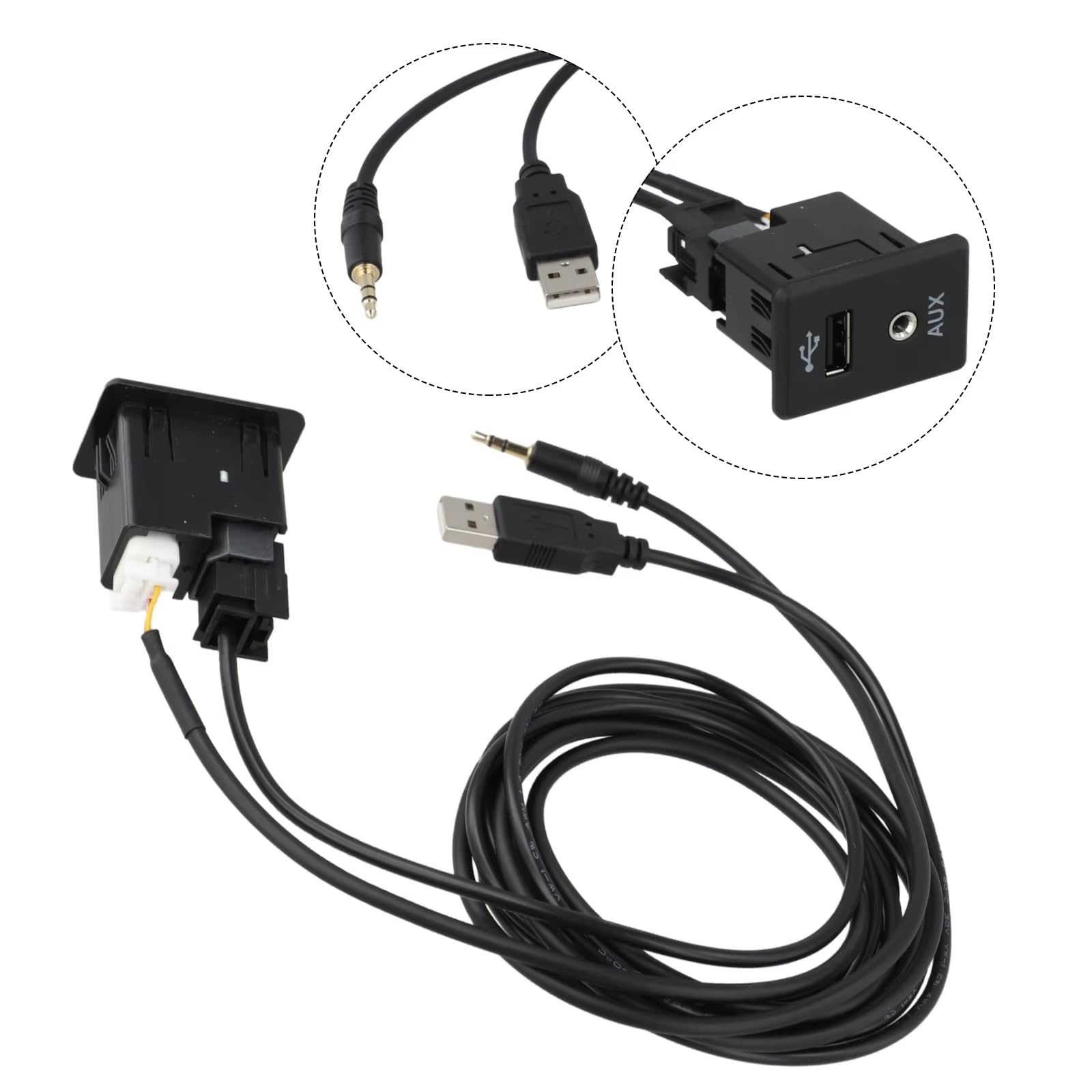 Adattatore Audio AUX USB per Auto, per Nissan, per Rogue, per Frontier 2014 2015 2016 2017, per Kicks 2018 2019 - Cavo interfaccia Audio per configurazione Audio 795405004
