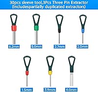 Vista 4 de Kit de herramientas de extracción de terminales, 172 piezas, herramienta de desfilado, conector eléctrico, kit de herramientas de extracción