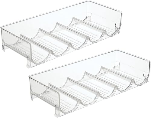 Miniatura 9 de mDesign - Organizador de almacenamiento para botellas de aguavino, 2 unidades