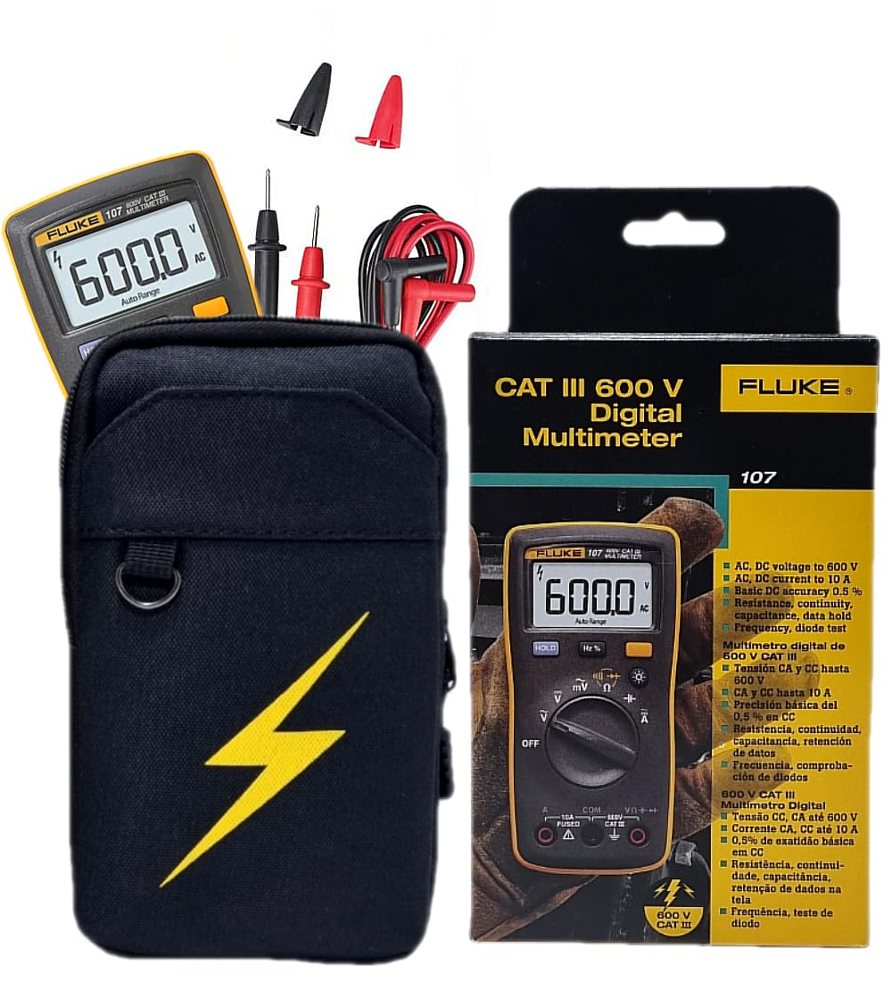 Digital Multimeter 107 Equipment Industrial with Equipment Case