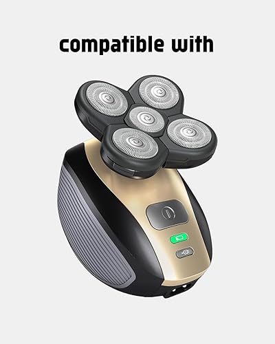 Miniatura 2 de Freebird - Cuchillas de repuesto para afeitadora de cabeza Freebird, 5 cuchillas de repuesto para afeitadoras de cabeza para hombres calvos, cuidado