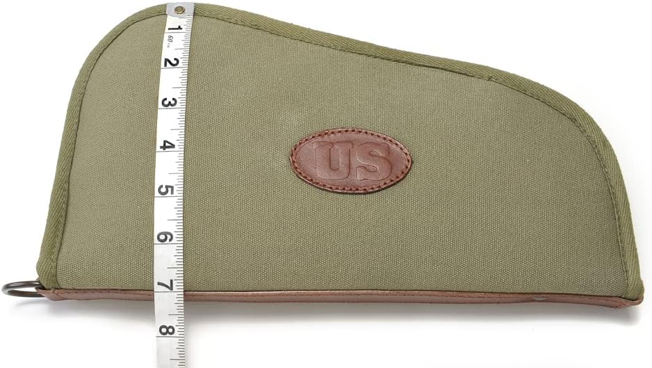World War Supply WW2 Style Large Pistol Case Fits M1911 and Similar Sized Pistols