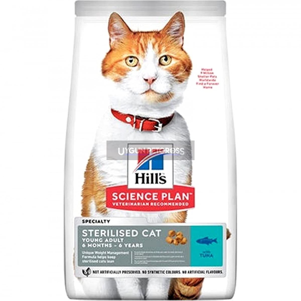 Hills Pet Nutrition S.L. SP Feline Sterilised Young Adult Atun 3Kg 604129 800 g
