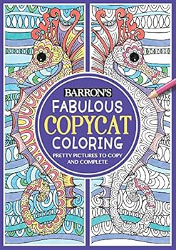 Paperback Fabulous Copycat Coloring: Pretty Pictures to Copy and Complete Book