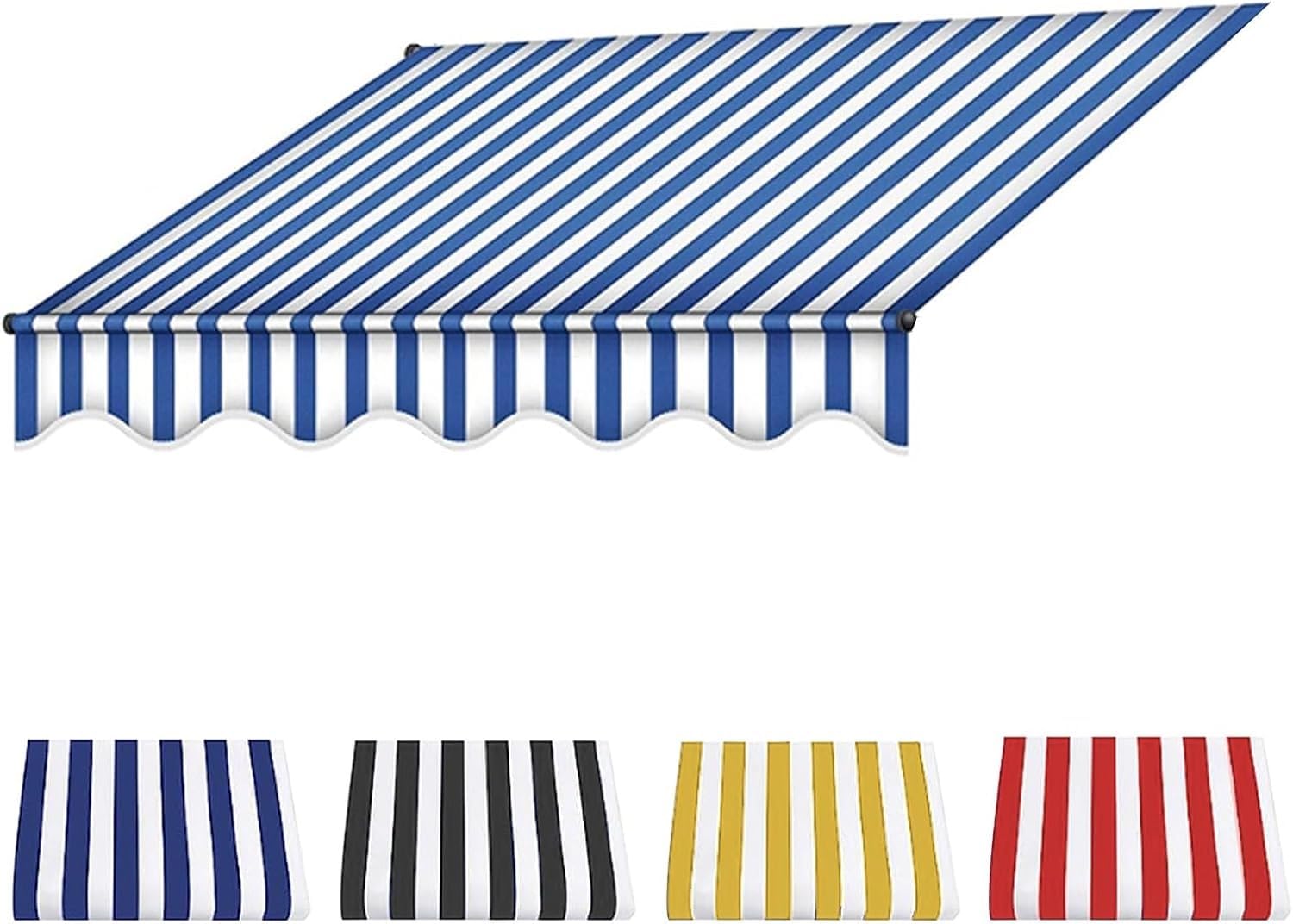 Toile pour store banne étanche et anti-UV 3.5m tissu protection terrasse