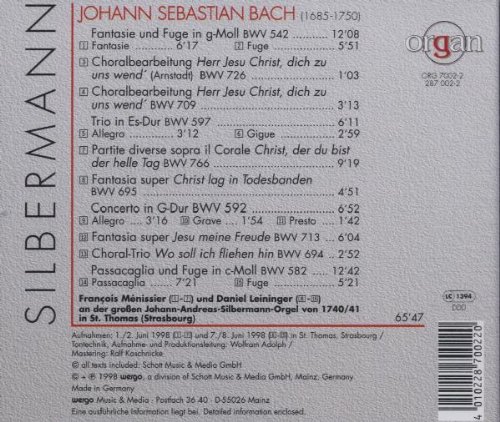 Oeuvres pour orgue