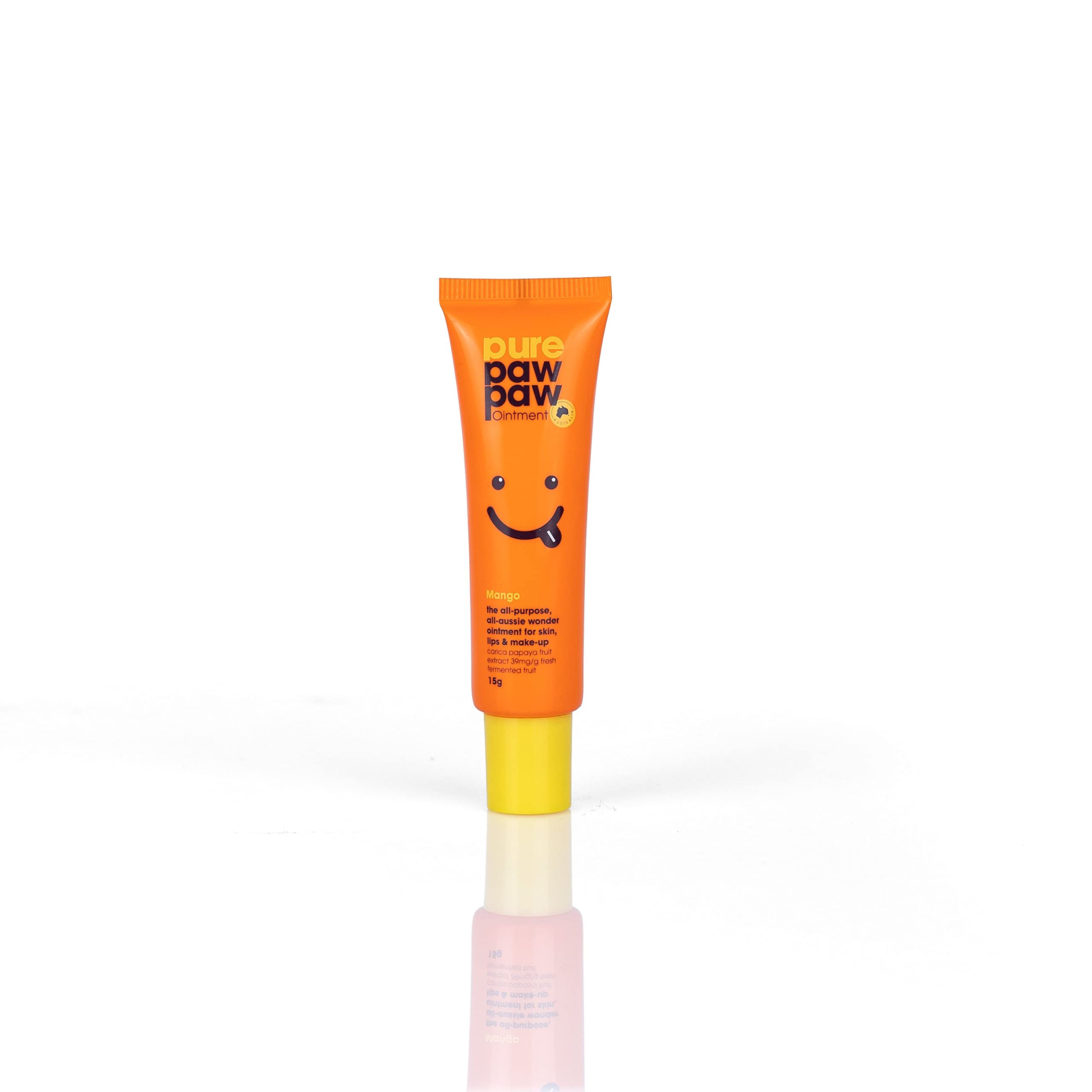 Pure Paw Paw Lip Balm Australian Lip Moisturizer for All Skin Types and Makeup, Lip Balm for Women and Men (Mango - 15g)