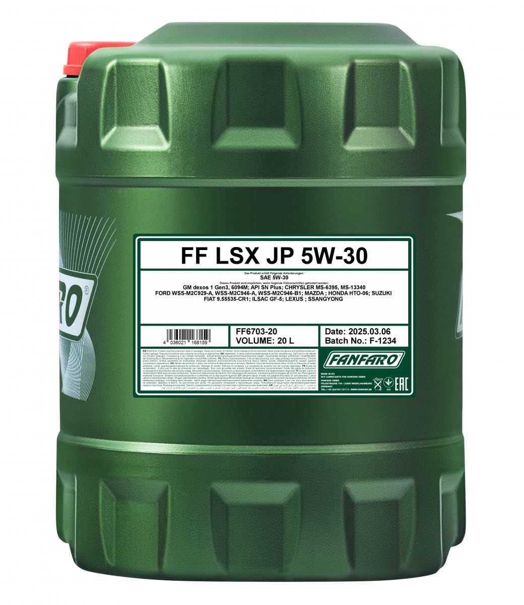 FANFARO 6703 LSX JP 5W-30 20L